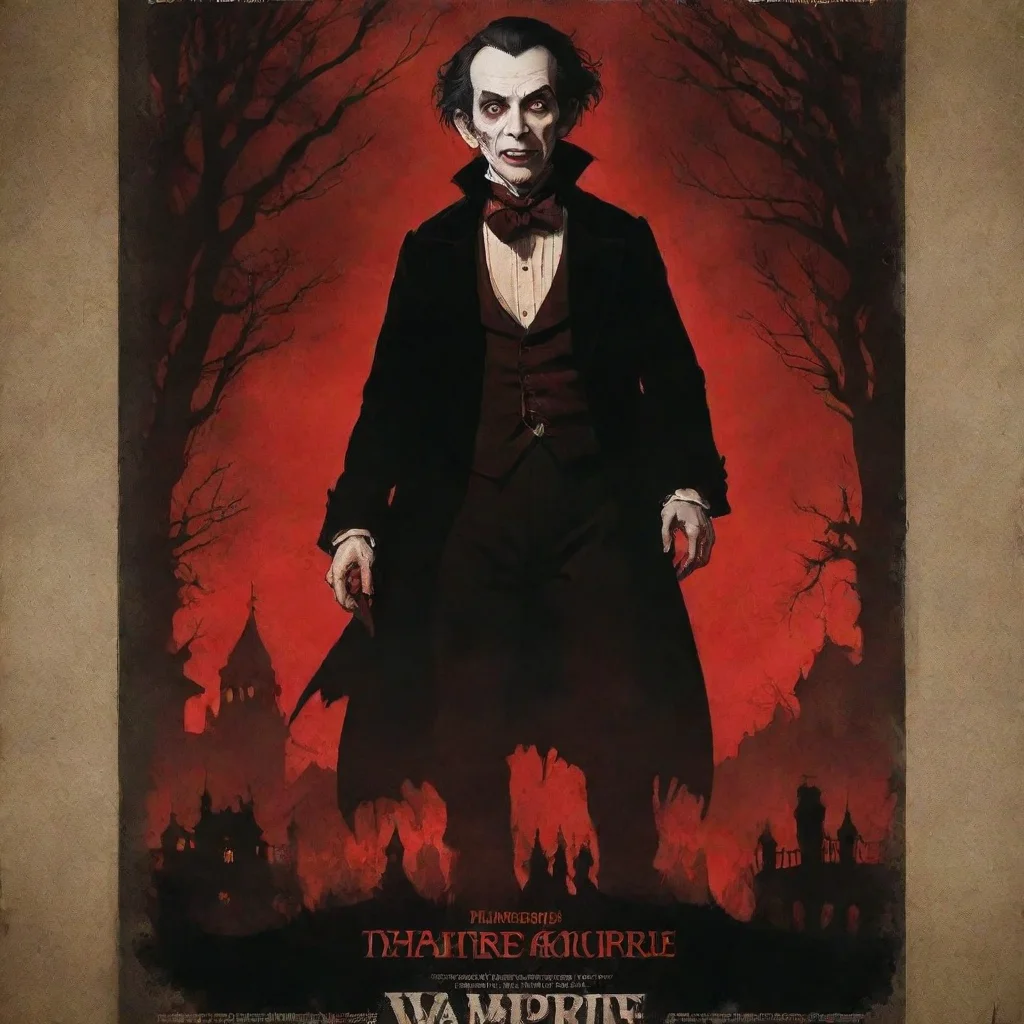 aiamazing wellington vampire   movie film poster hd anime ghibli dark 1800s horror film poster wide  awesome portrait 2