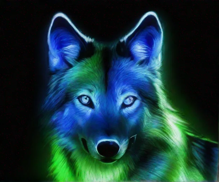 aiamazing wolf  awesome portrait 2