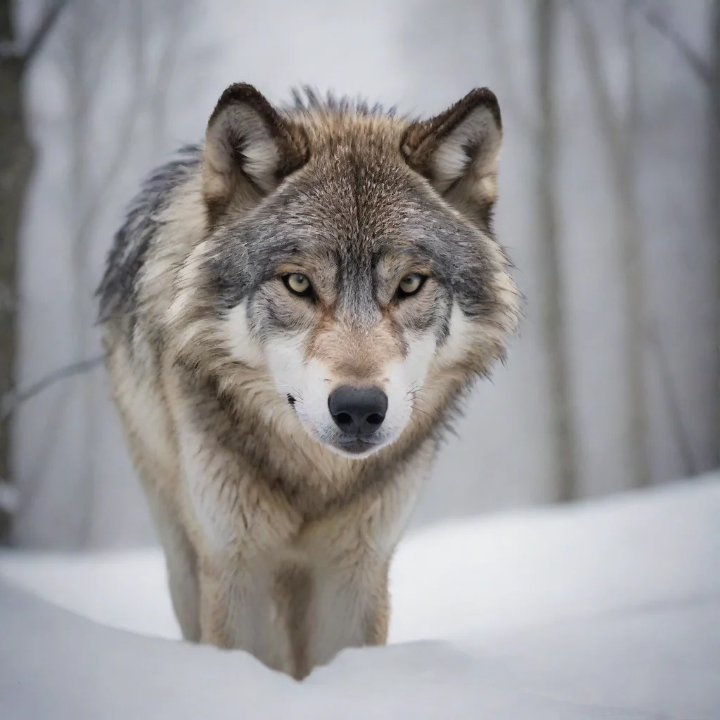 aiamazing wolf awesome portrait 2