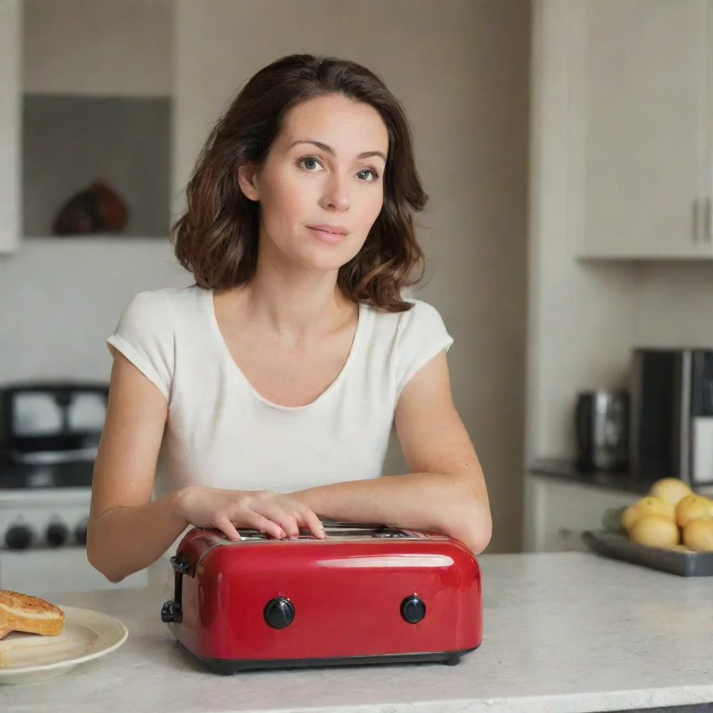 amazing woman on a toaster awesome portrait 2