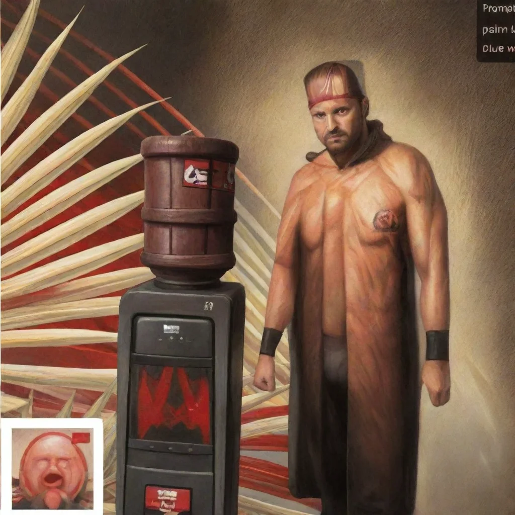 aiamazing wwe art style awesome portrait 2