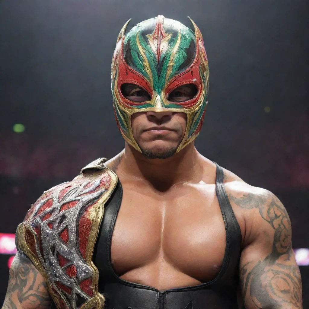 amazing wwe rey mysterio ai awesome portrait 2