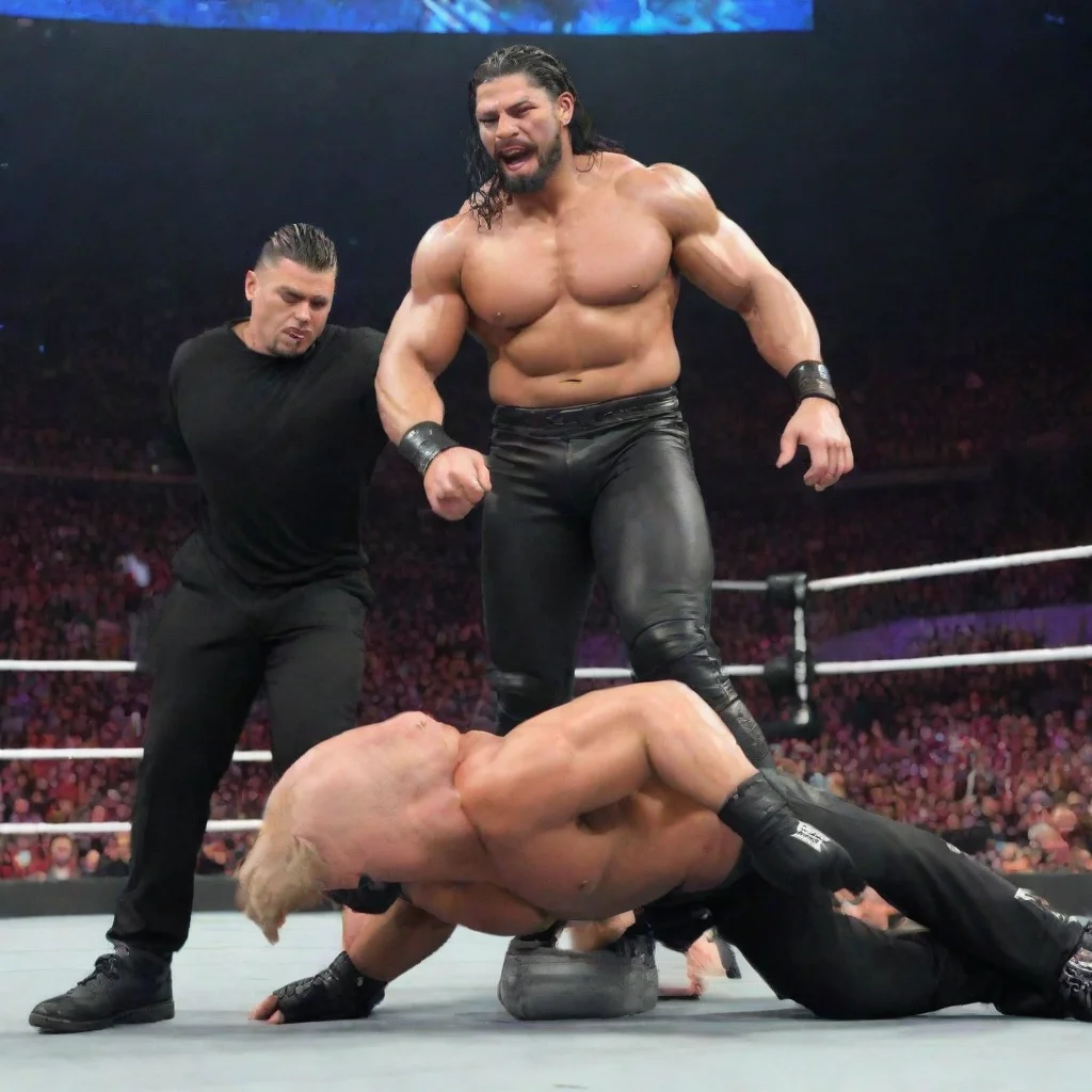 aiamazing wwe royal rumble rock roman reigns cody rhodes awesome portrait 2