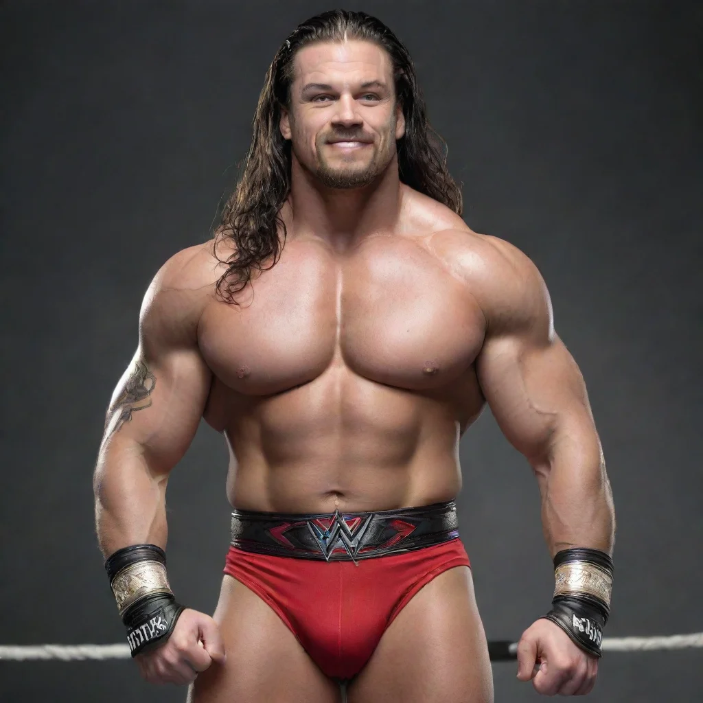 amazing wwe wrestler awesome portrait 2