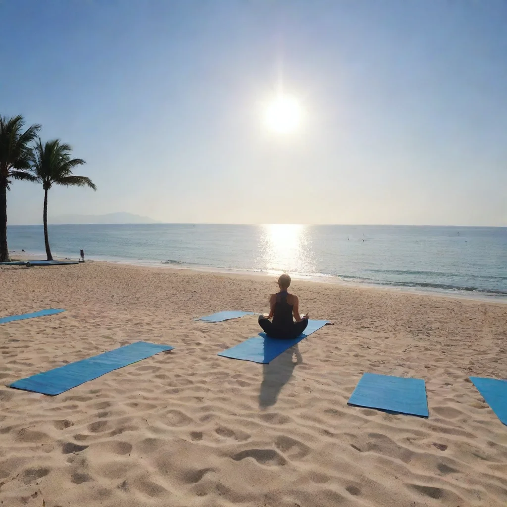 aiamazing yoga beach awesome portrait 2