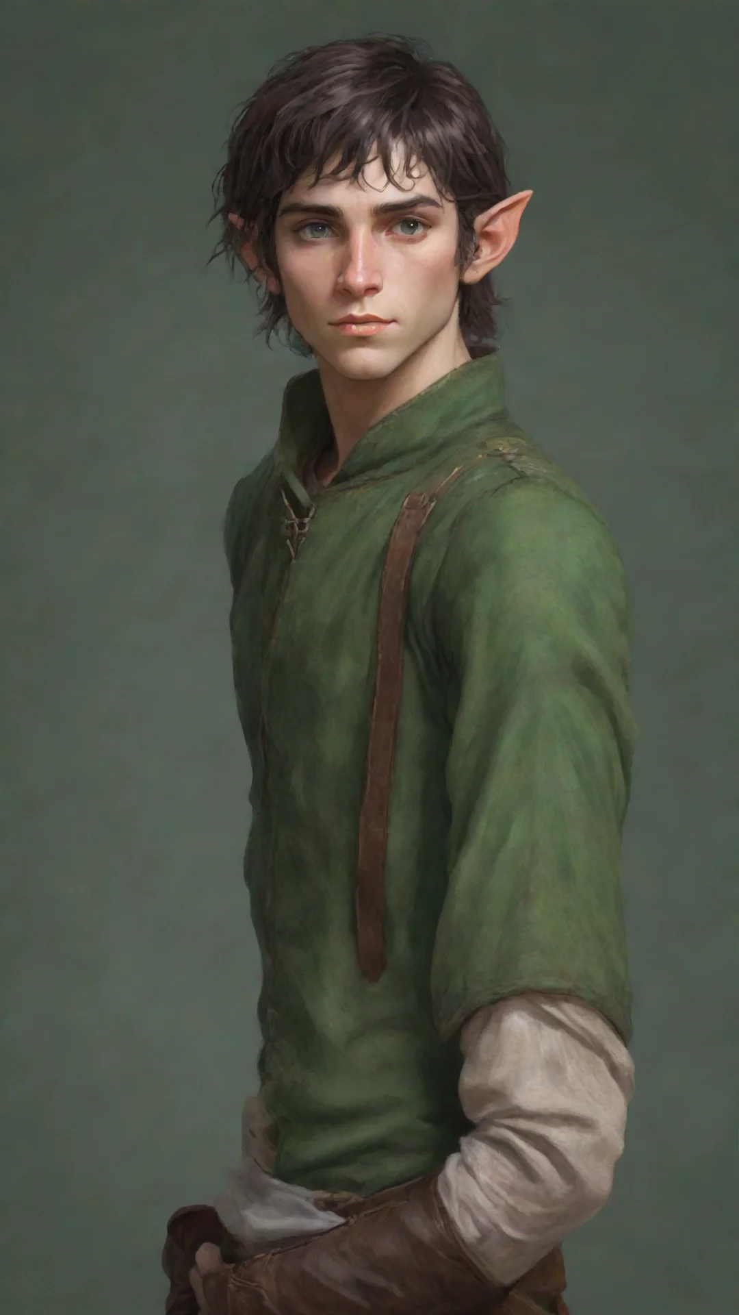 amazing young male half elf awesome portrait 2 tall