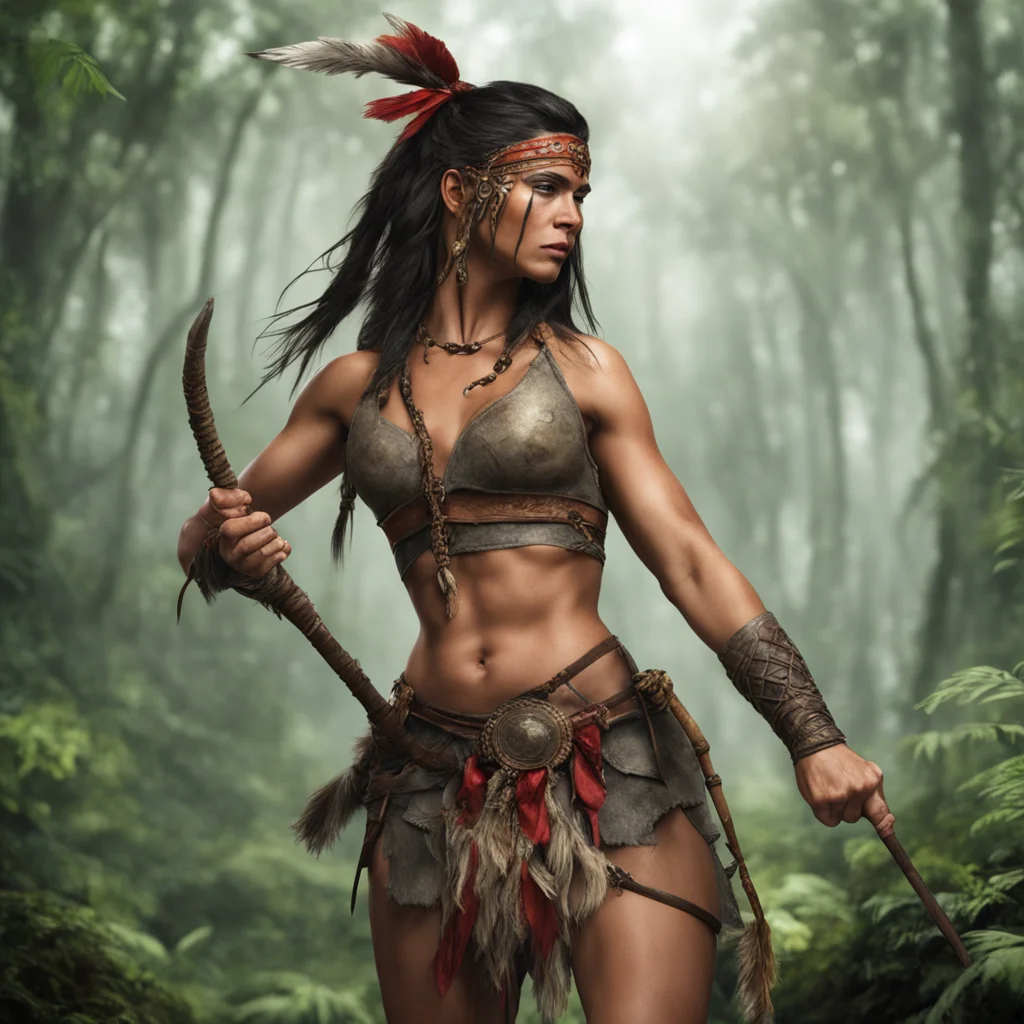 aiamazon warrior female with a bow amazing awesome portrait 2