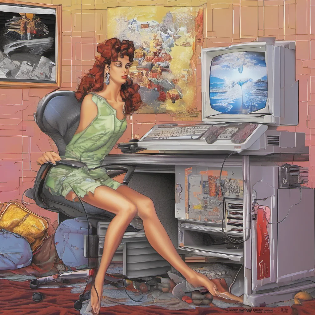 amiga confident engaging wow artstation art 3