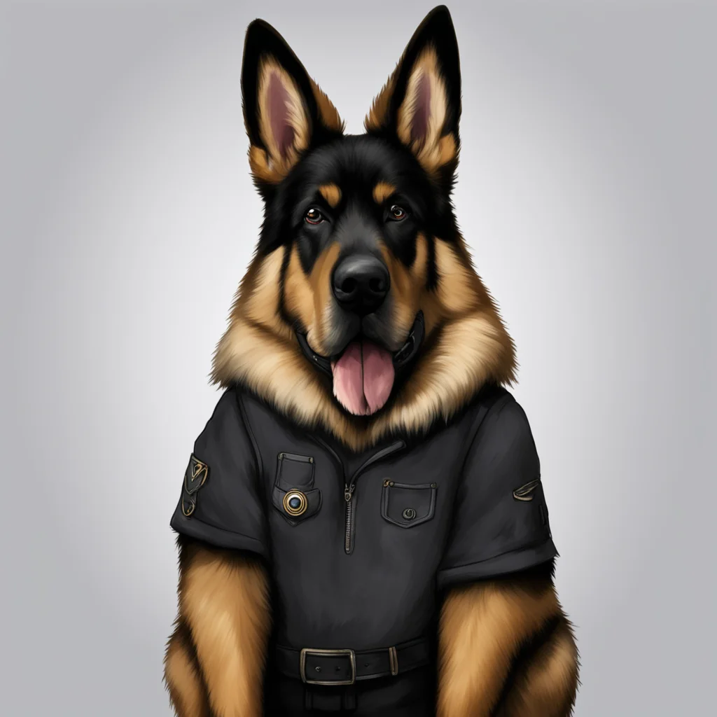 aian anthropomorphic german shepherd furry. good looking trending fantastic 1