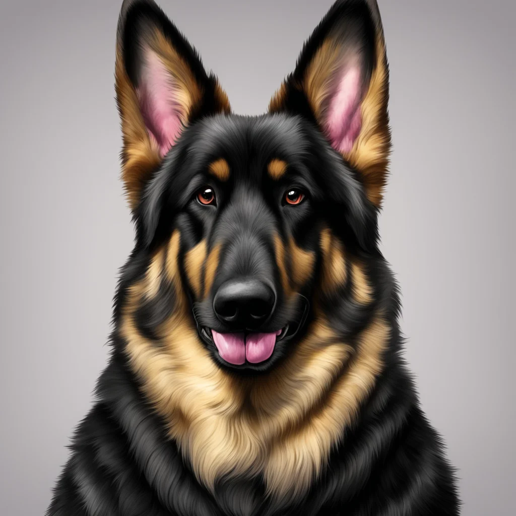 aian anthropomorphic german shepherd furry.