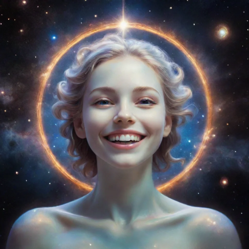aian astral being smiling but lying about where your soul is going