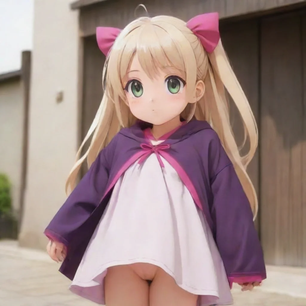aianime age regression to a little girl in super big cothes