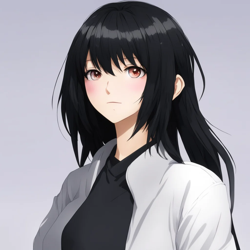 aianime black haired woman
