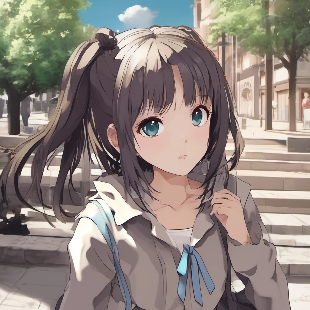 anime curious girl