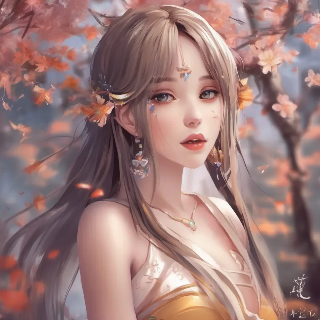 anime digital art beauty grace