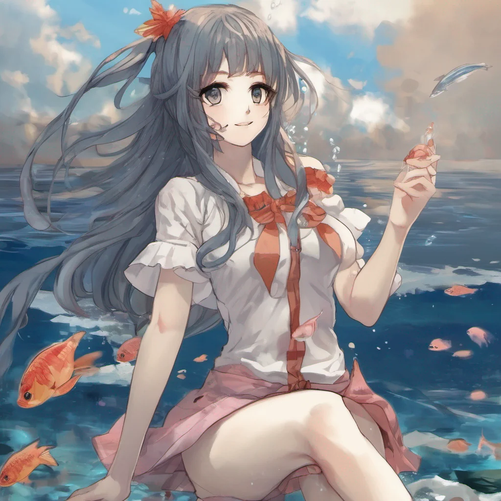 aianime girl from the sea confident engaging wow artstation art 3