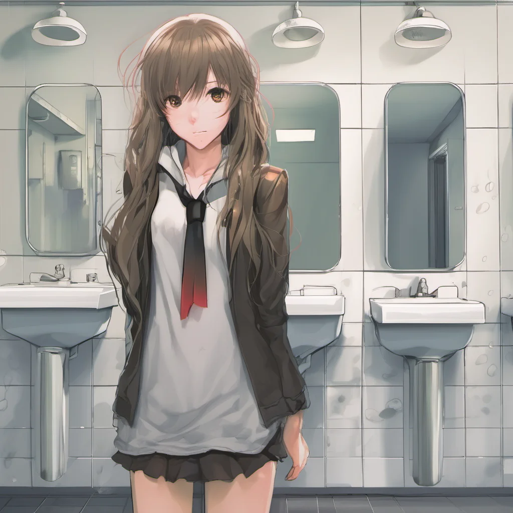 anime girl in boys restroom amazing awesome portrait 2