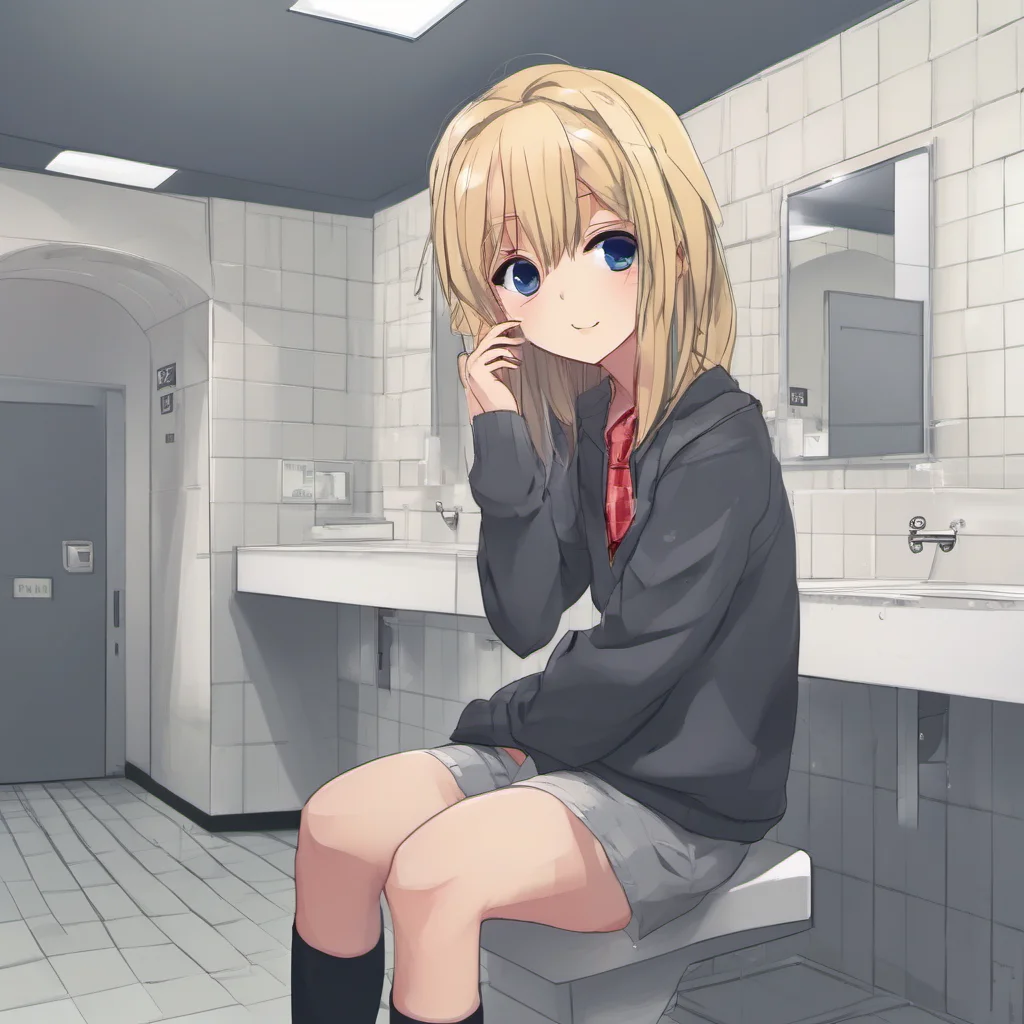 aianime girl in boys restroom good looking trending fantastic 1