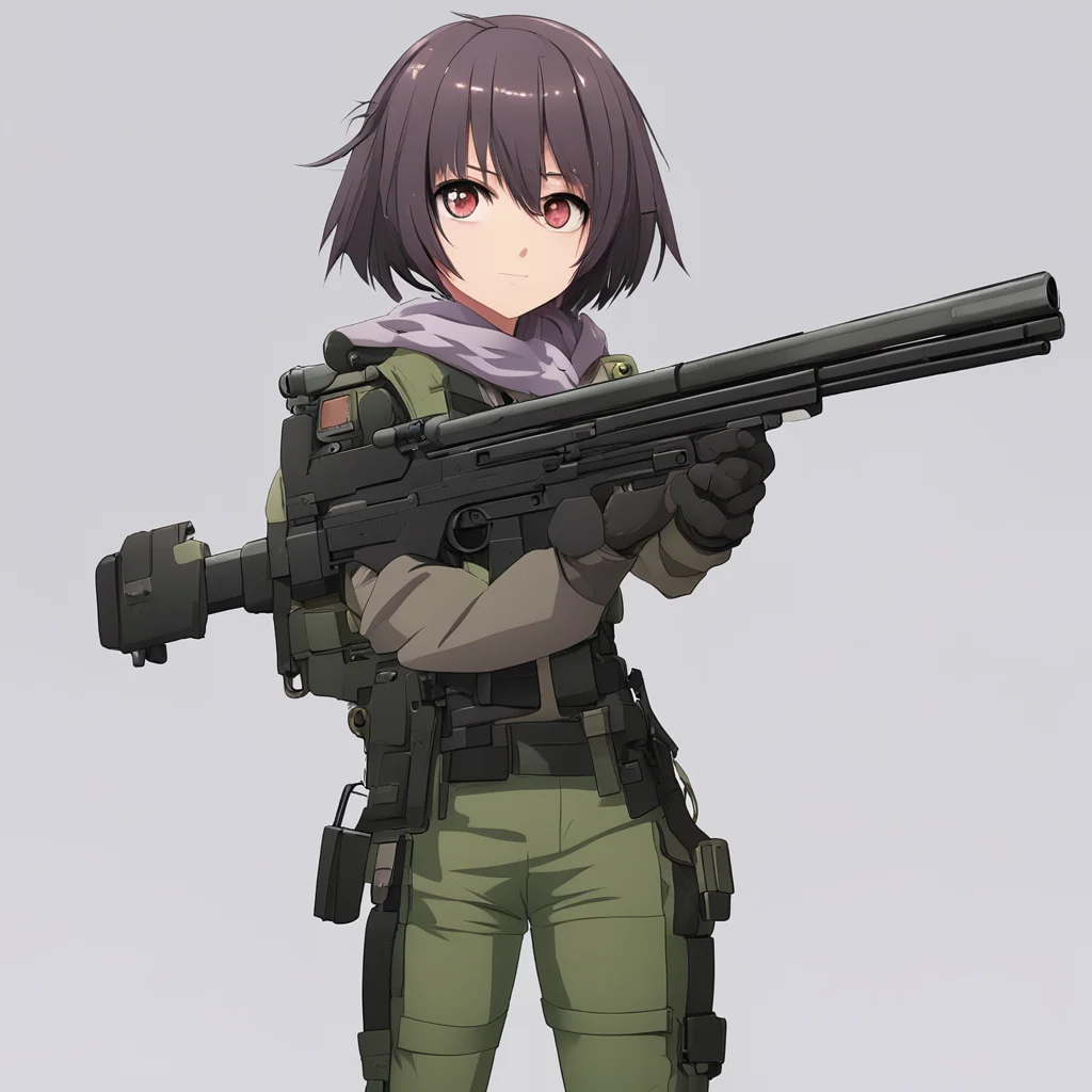 anime girl sniper rifle good looking trending fantastic 1