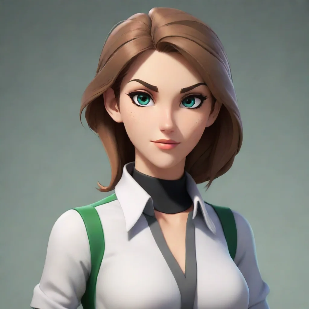 aianime gwen tennyson playing ben tennyson cartoon style confident engaging wow artstation art 3