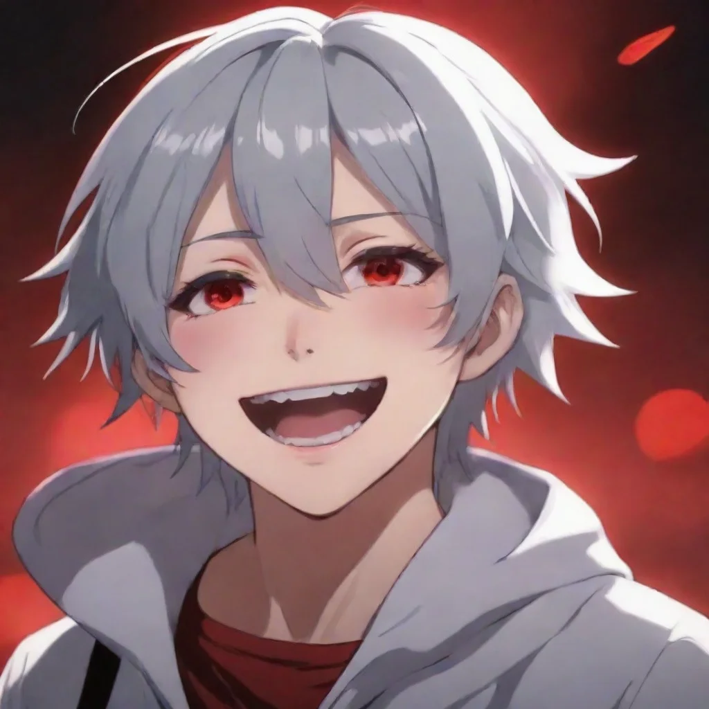 anime hd aesthetic  He laughs illustration  fnf lullaby  mount silver red but yandere