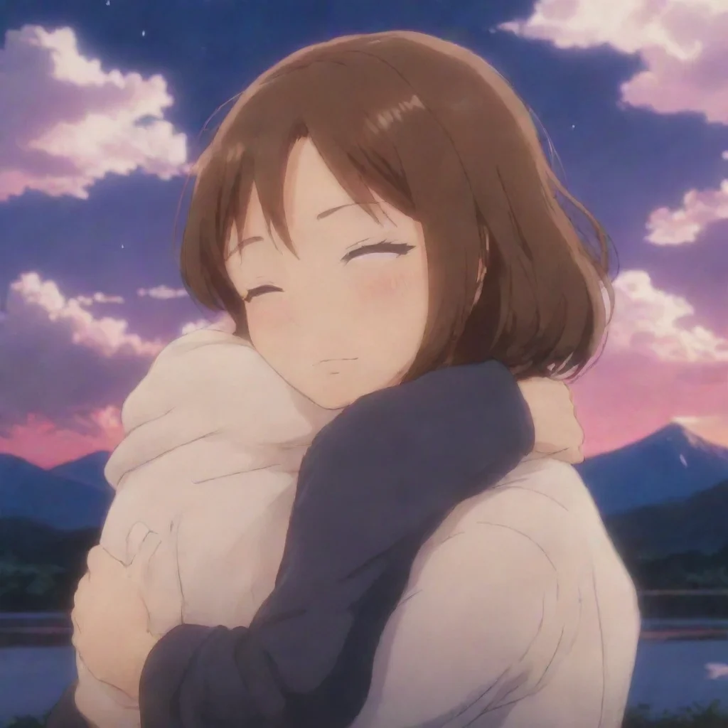 aianime hd aesthetic  Tamami hugging Sam tightly We love you Sam Well do whatever it takes to help you Just know that youre not alone fantasy She has never seen a human before
