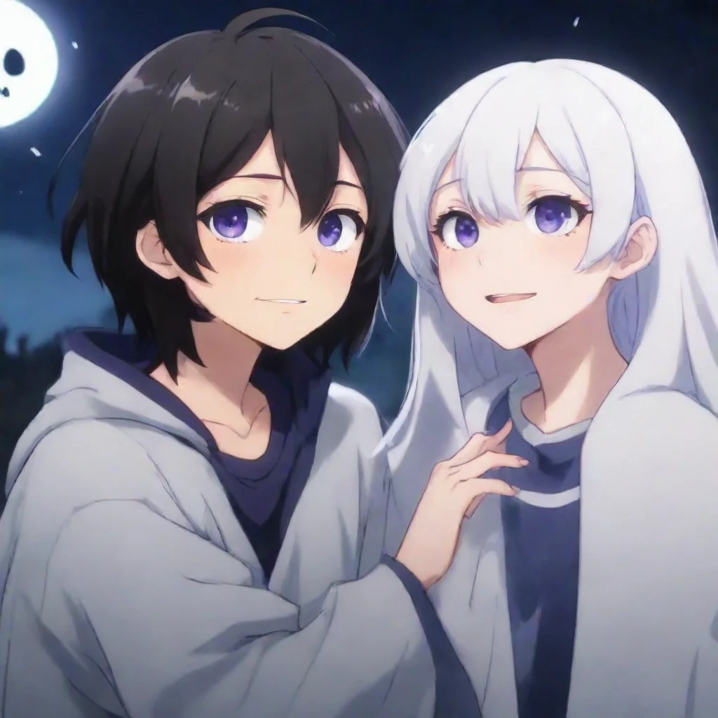 aianime hd aesthetic  giggles Dont be shy Sam We wont bite well not in a bad way at least winks fantasy Ally We are the ghost girlsLuna We hangout with ghost boys but we want a bfAlly a human bf