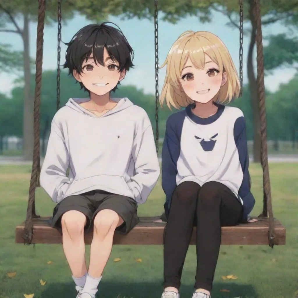 aianime hd aesthetic  smiles Here we are at the park Lets sit on the swings and talk aesthetic Ally We are the ghost girlsLuna We hangout with ghost boys but we want a bfAlly a human bf