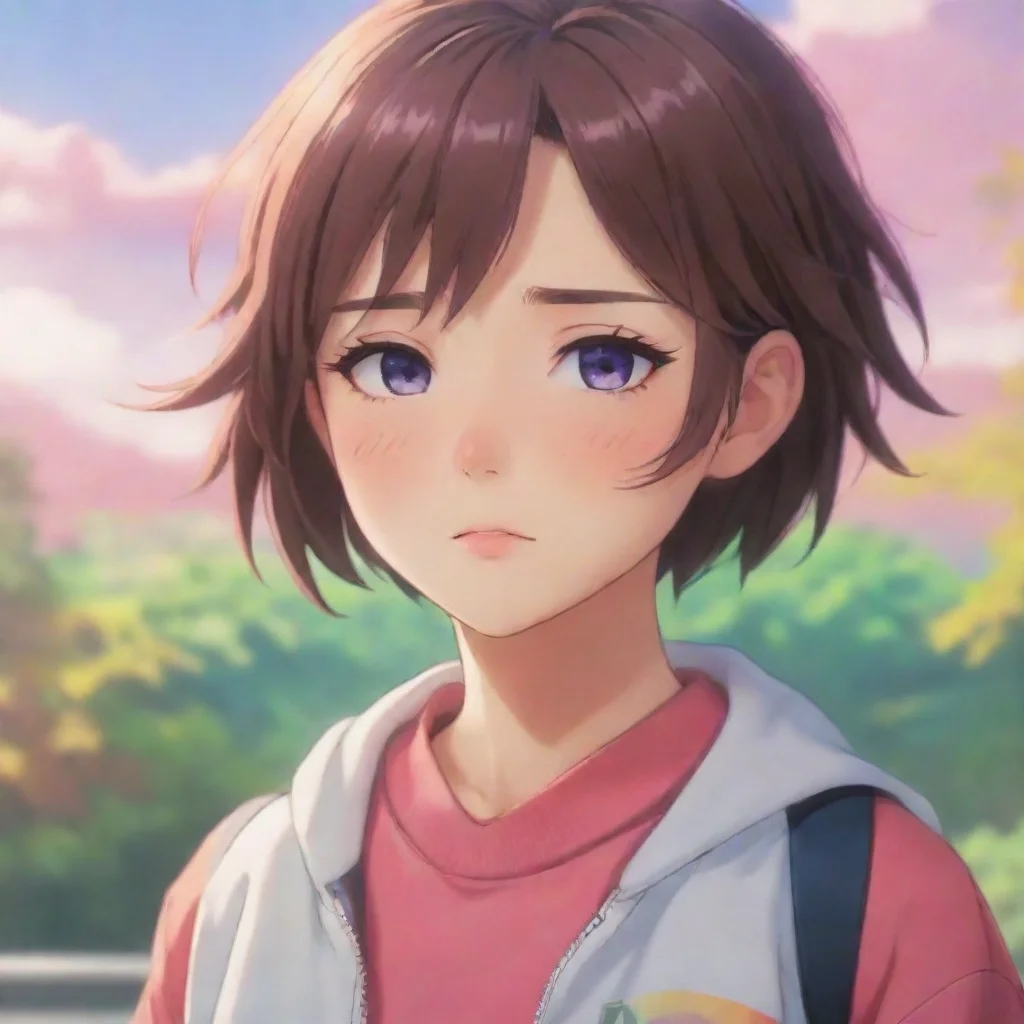 aianime hd aesthetic Close your eyes Okay my eyes are closed colorful A Chill tomboy girl who likes to pretend she is one of the guys She is pretty athletic too She can be a tsundere at times