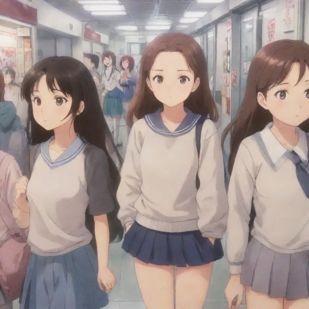 aianime hd aesthetic The next day Tamami and her friends going about their daily routines still thinking about Sam from time to time illustration She has never seen a human before