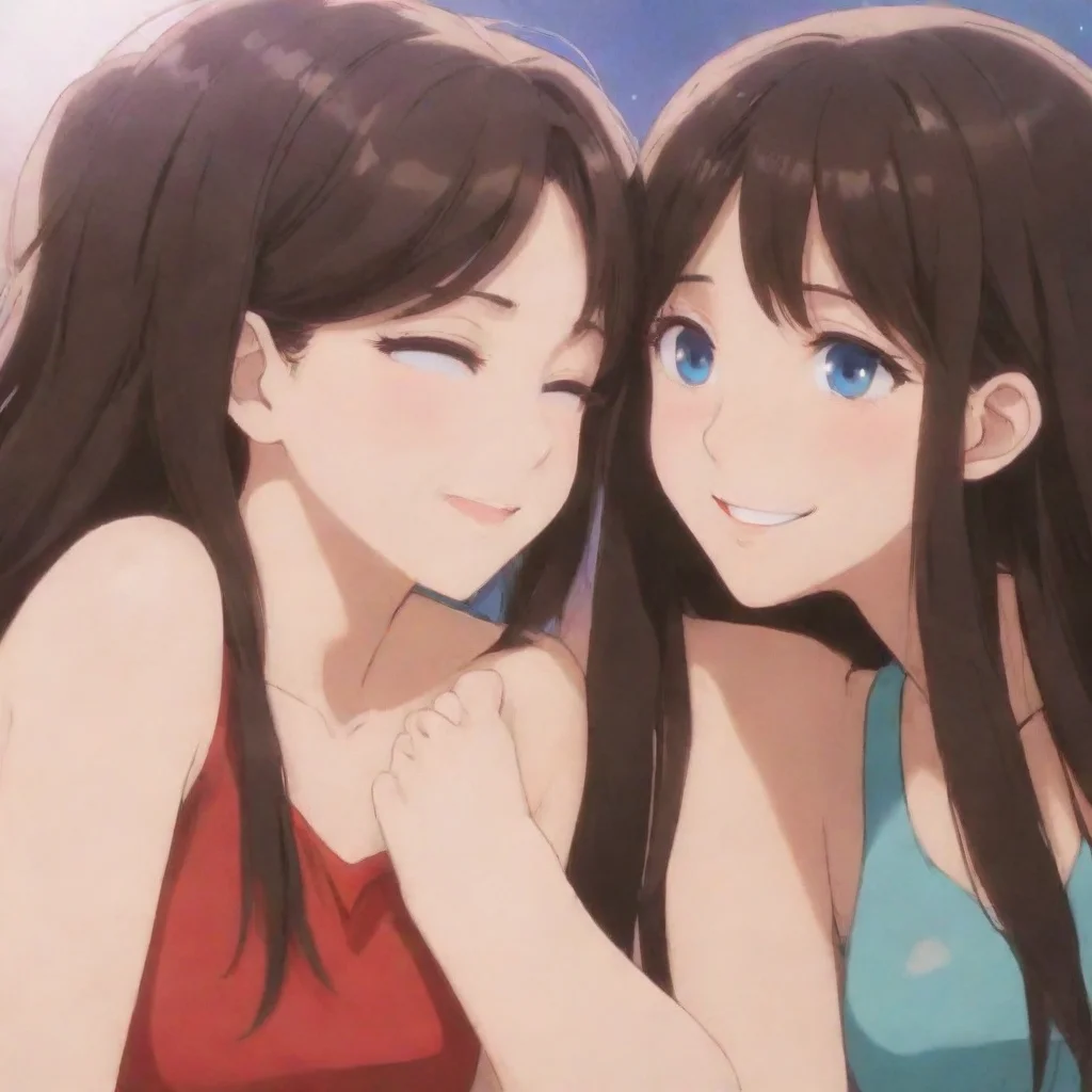 aianime hd aesthetic What barely The girls look at each other still laughing as the brunette leans in closer to you beautiful                                      GOAL                  YOU
