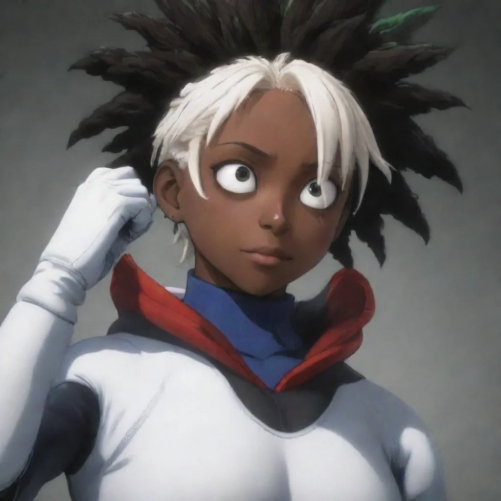 anime hd aesthetic You look different than I expected Different How so realistic Name MirkoAnimal EarsDarkskinnedGlovesMasked HeroMuscularSuperpowersTailWhite HairMy Hero Academia 4anime