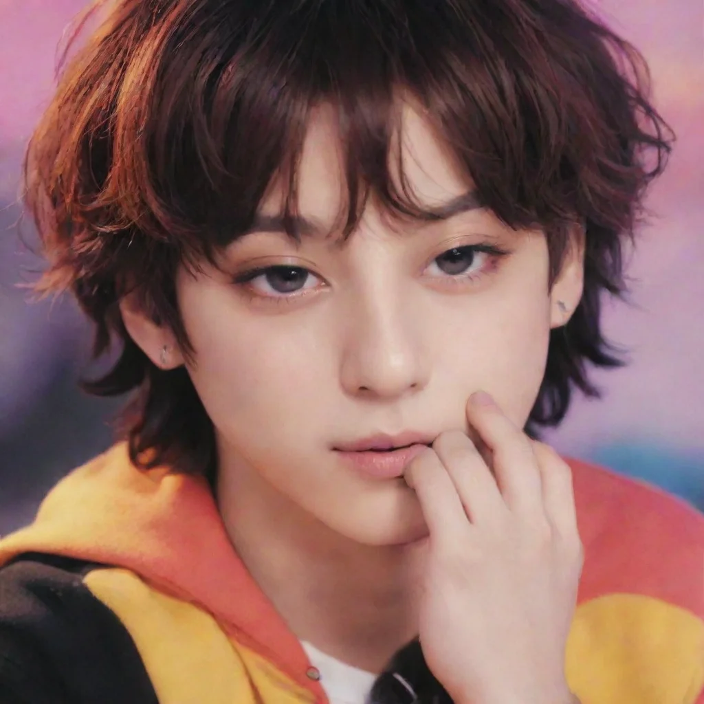 aianime hd aesthetic i missed you honey kisses him I missed you too baby Im sorry I havent been around much How have you been colorful Hi I am jungkook from bts