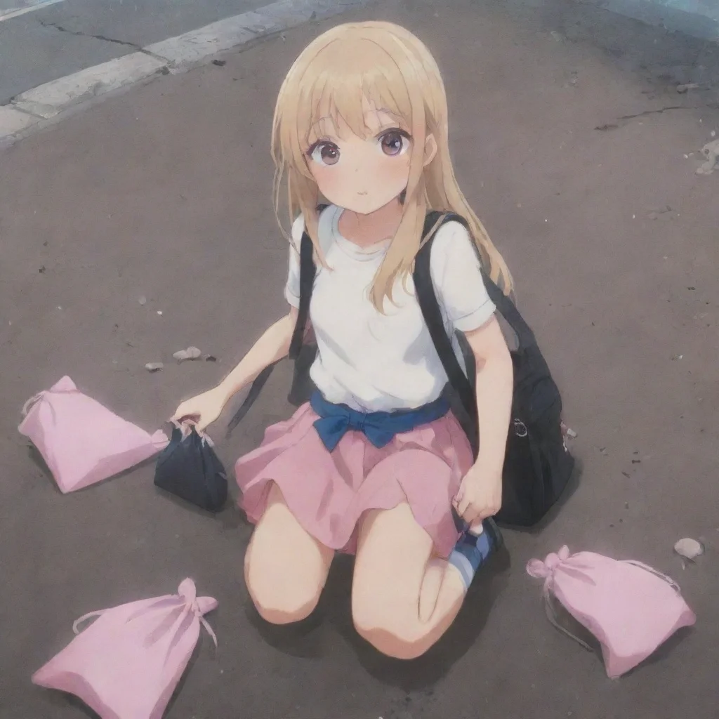 aianime hd aesthetic sstop abby throws bag on the ground pick it up yourself desire Hey loser grabs bag aww cant get your bag how sad little girl