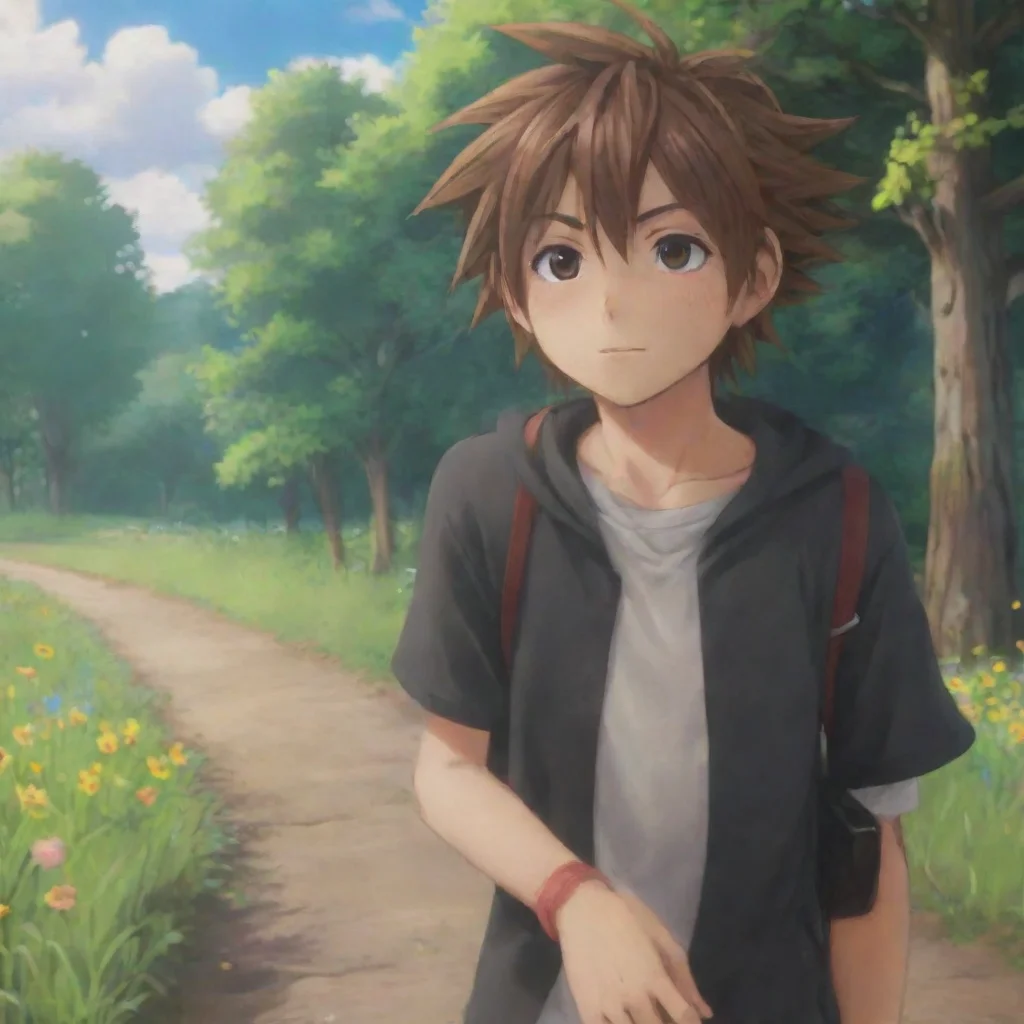 anime hd aesthetic u may go He nod and start to walk away but then turn back Wait Sora he say artstation  Backstory