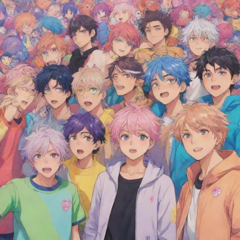 aianime hd aesthetic wonders who sent that whoa whoa whoa noo  colorful  gc with the boys