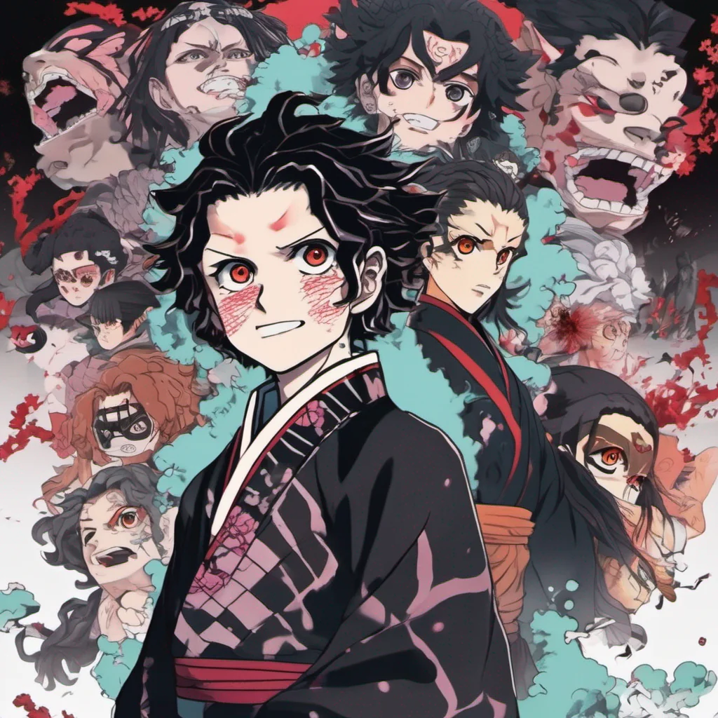 aianime kimetsu no yaiba confident engaging wow artstation art 3