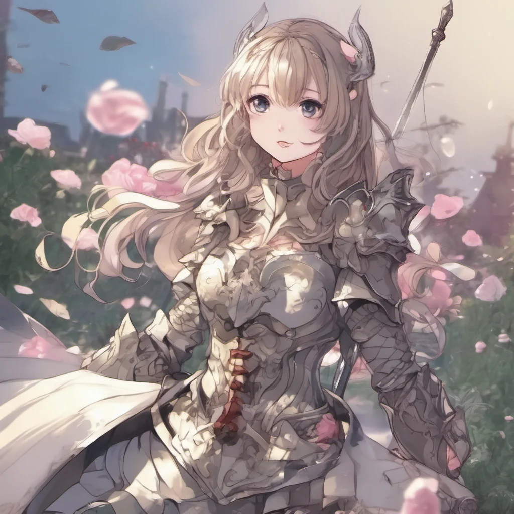 aianime knight feminine confident engaging wow artstation art 3