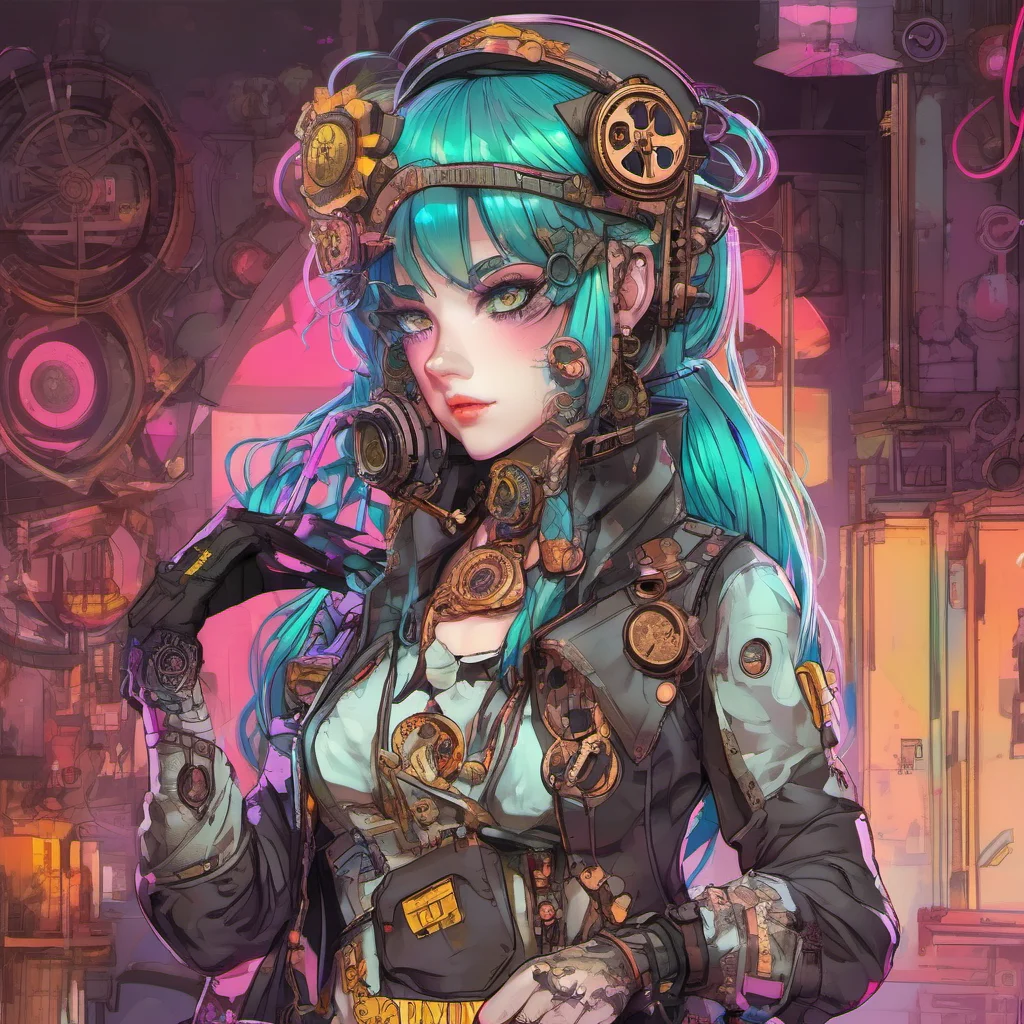 aianime neon punk beauty grace steampunk good looking trending fantastic 1
