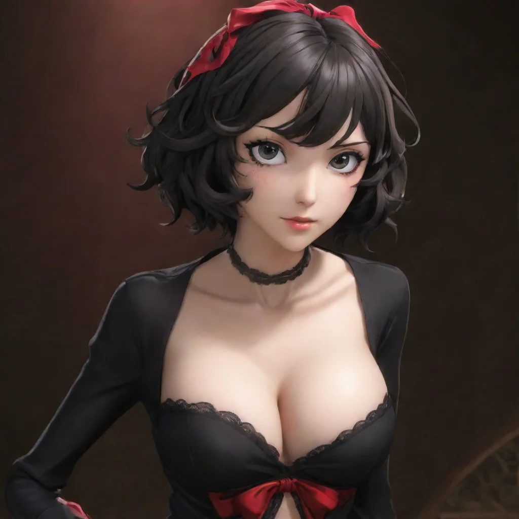 aianime sadayo kawakami seductive persona 5 hd detailed