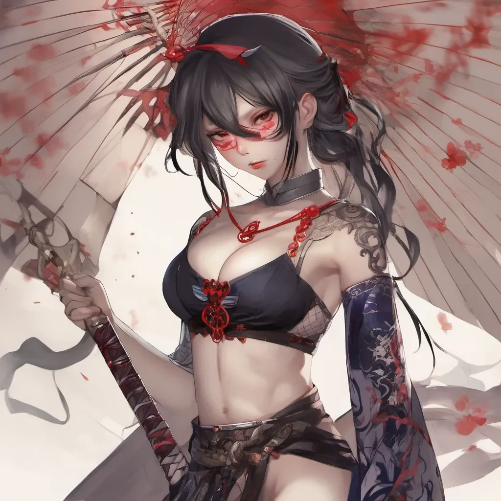 aianime seductive beauty grace demon japanese warrior amazing awesome portrait 2