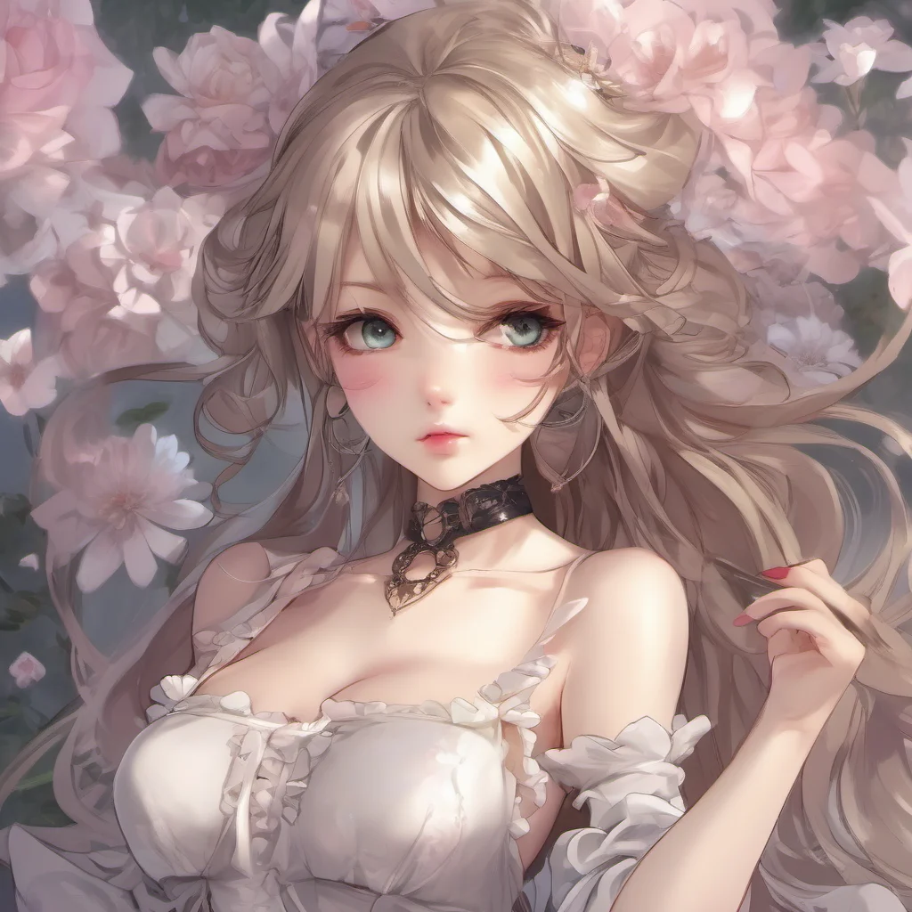 anime seductive feminine beauty grace