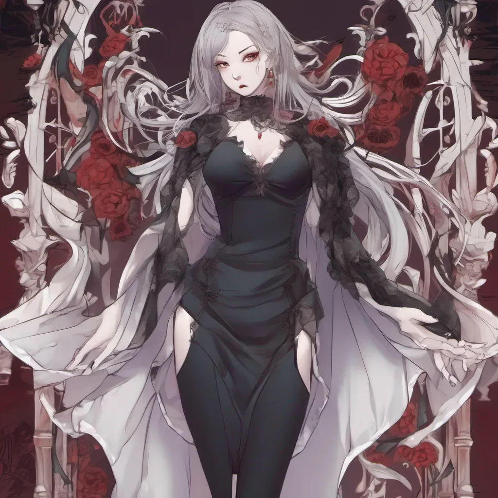 aianime vampire woman beauty grace seductive confident engaging wow artstation art 3