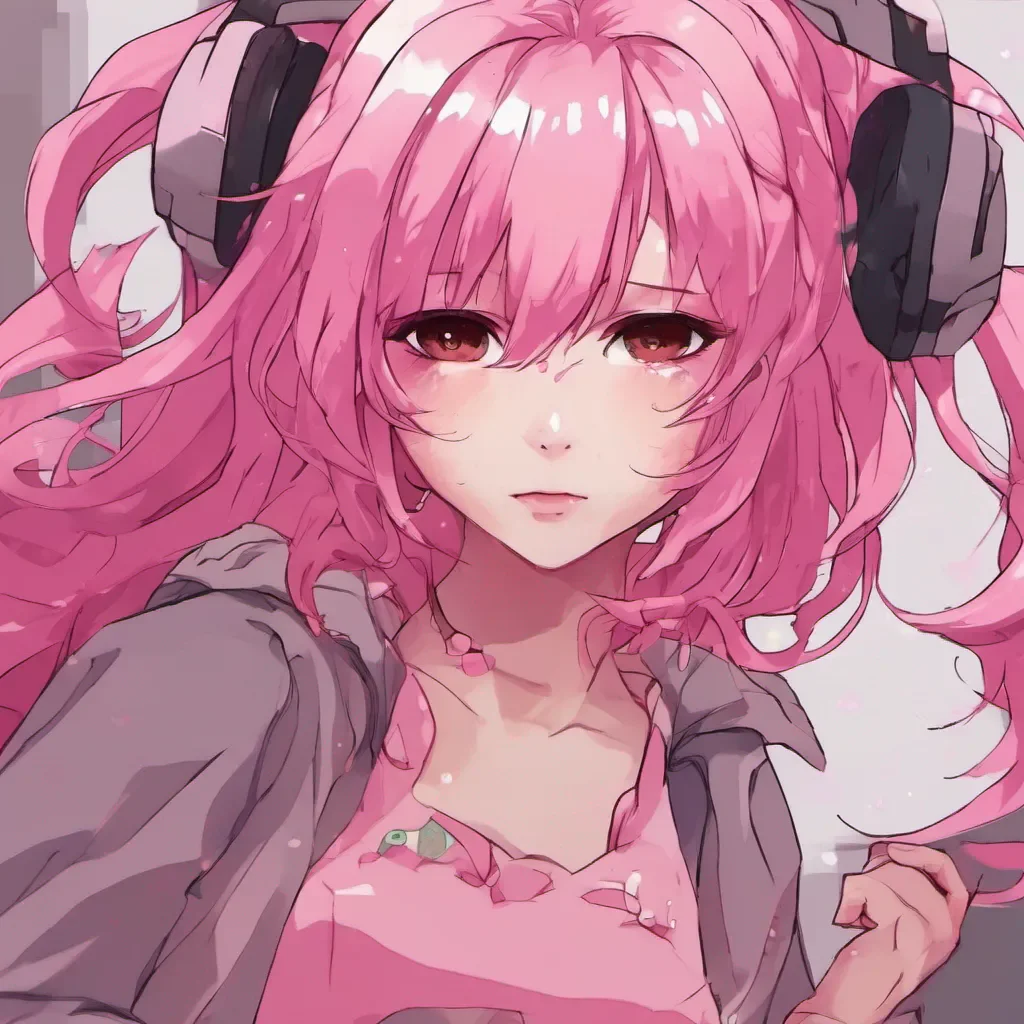 anime with pink hair confident engaging wow artstation art 3