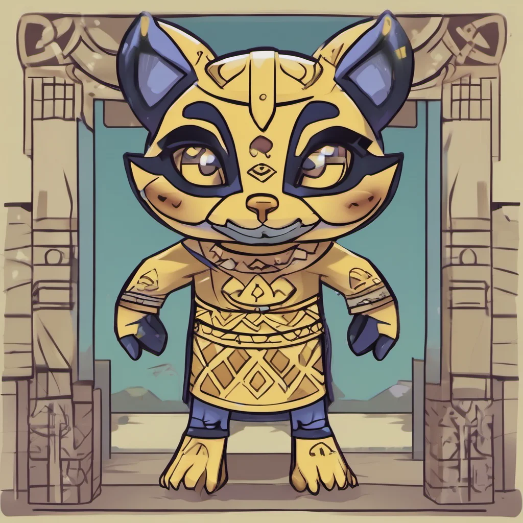 ankha from animal crossing confident engaging wow artstation art 3