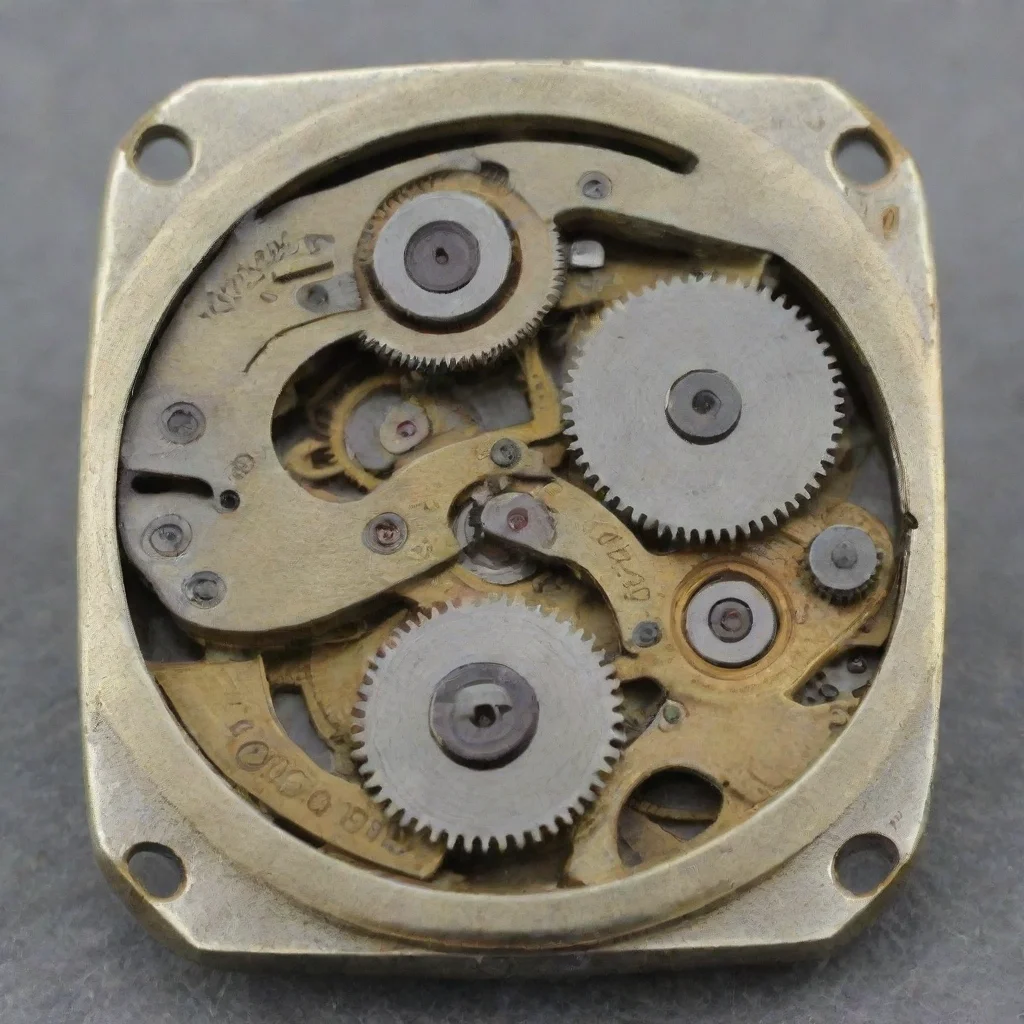 antique intrincated mechanical wrist watch movement mechanism