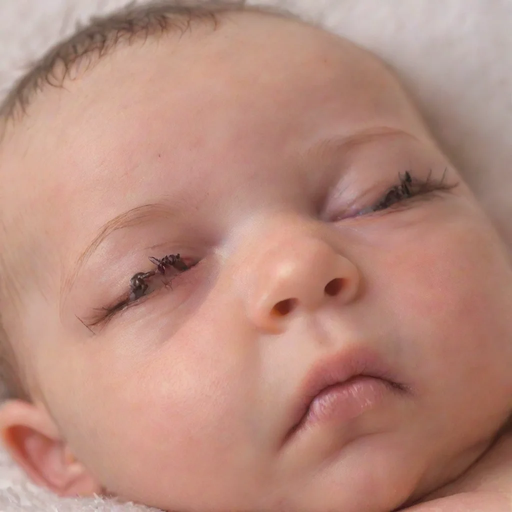 aiants all over a newborn baby