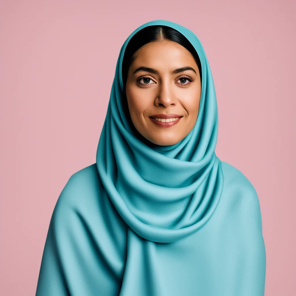 aiaoc in a hijab confident engaging wow artstation art 3