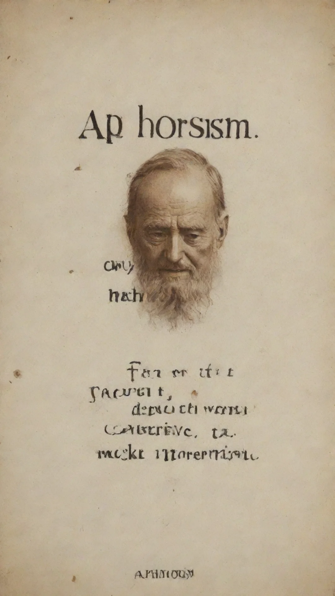 aiaphorism tall