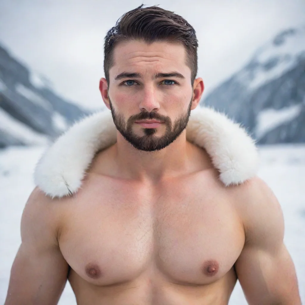 aiarcticfox covered male human good looking fantastic